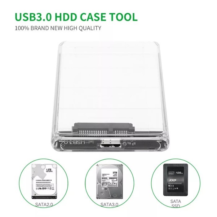 Case Hardisk External SATA Transparent USB 3.0 S1788016510