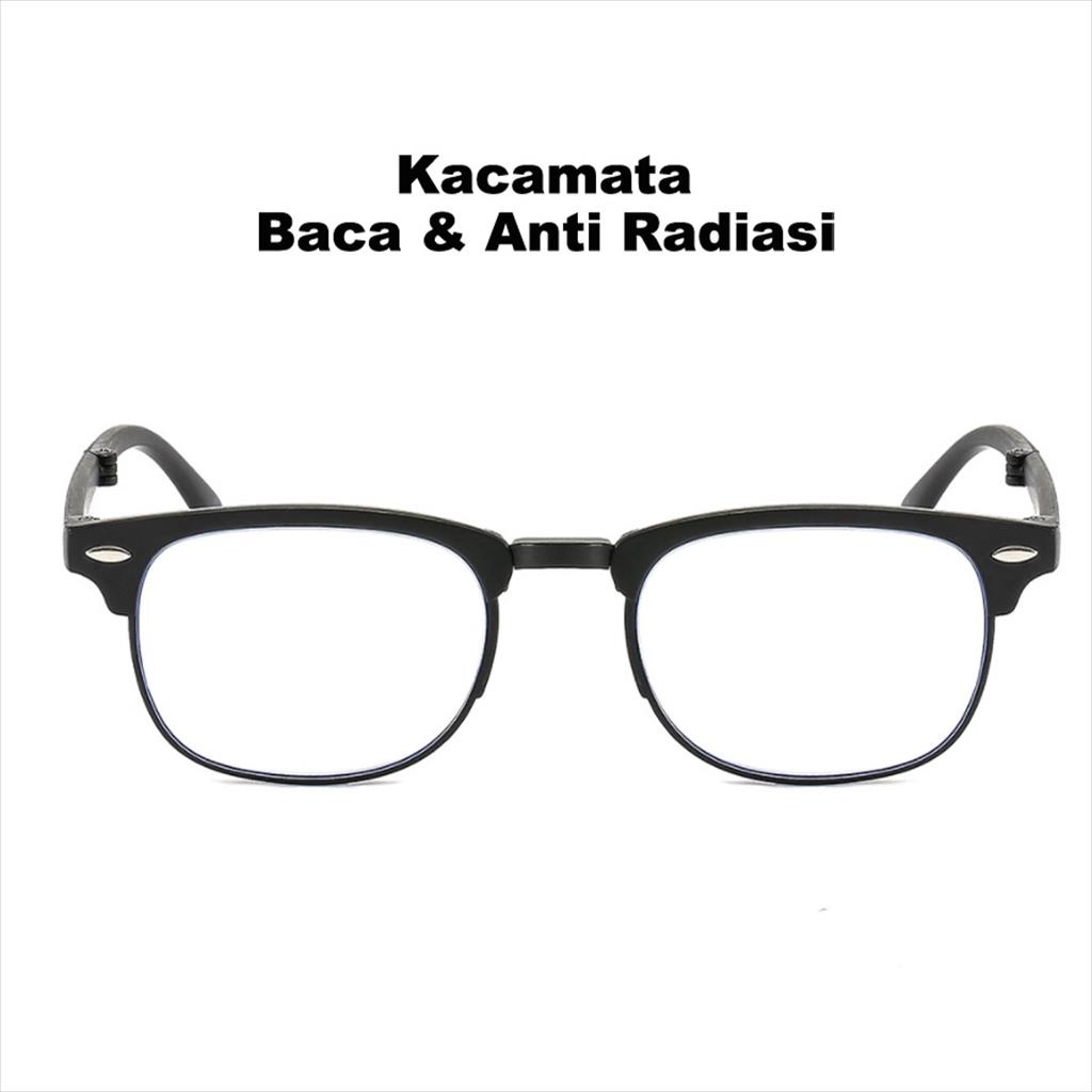 Kacamata Baca Lipat Lensa Plus Anti Radiasi +1.00 s/d + 4.00  Kacamata Pria Reading Glasses 2149 Original