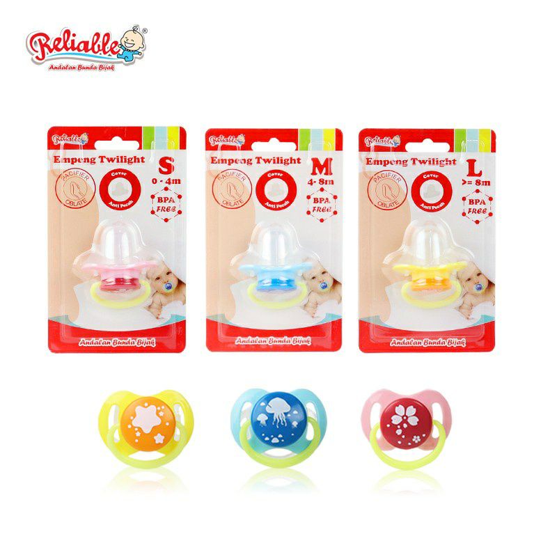 Reliable empeng Twilight. kompeng pacifier bayi anak baby