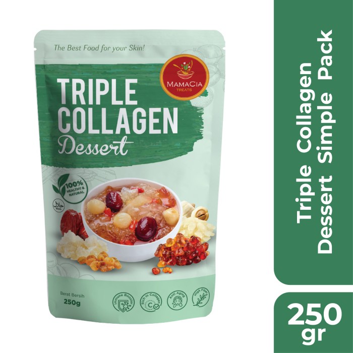 

✨COD✨ Paket Triple Collagen Simple Pack Mamacia Treats / healthy dessert