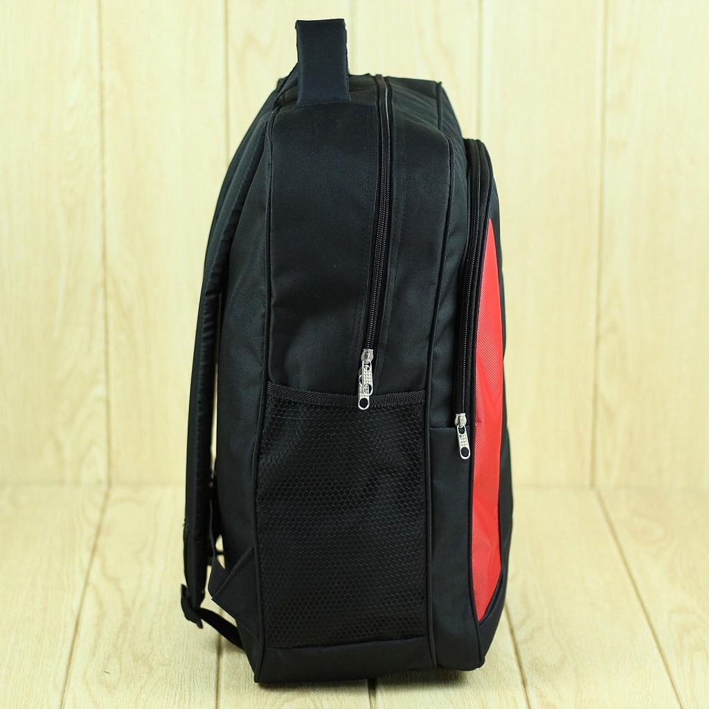 Tas Ransel Elite Polo Variasi Merah Back Pack Cowok Pria Laki Trendy