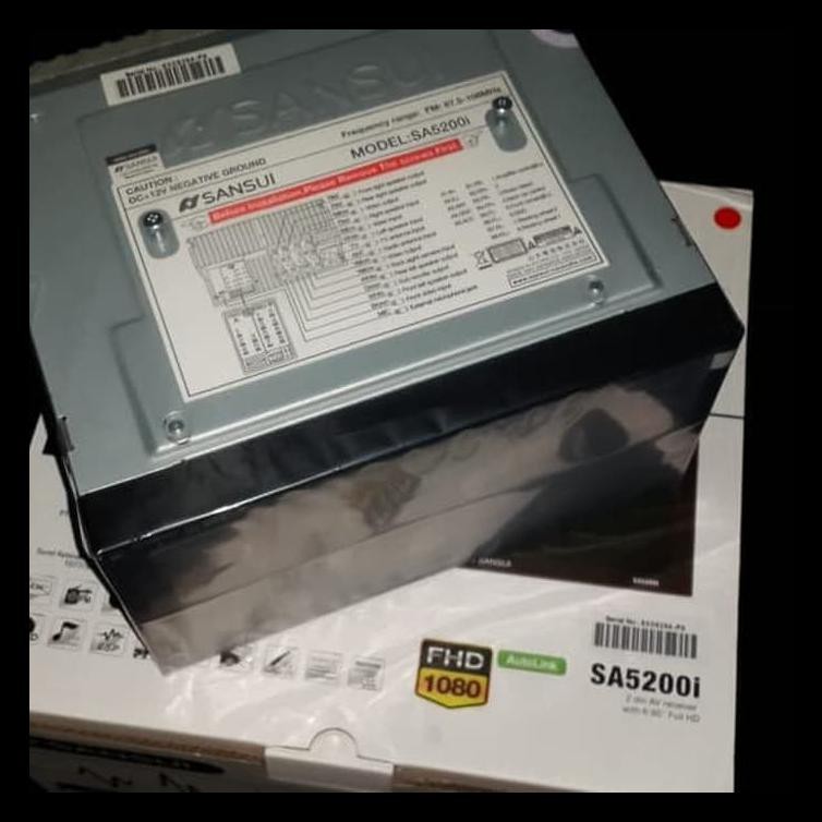 DISKON DOUBLE DIN SANSUI SA-5202i/SA5202i/5202 FULL HD (GARANSI RESMI)