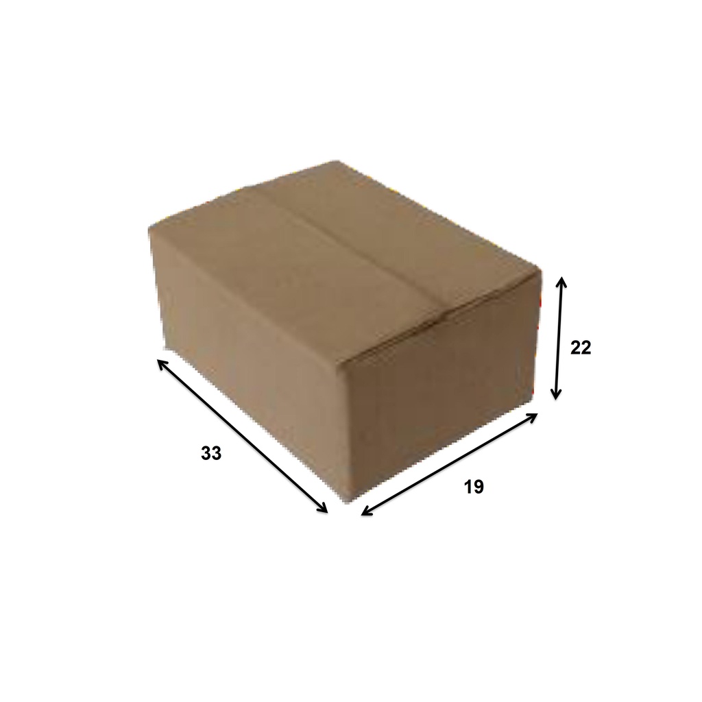 

KARDUS/BOX KARTON POLOS UKURAN 33 X 19 X 22 CM DOUBLE WALL