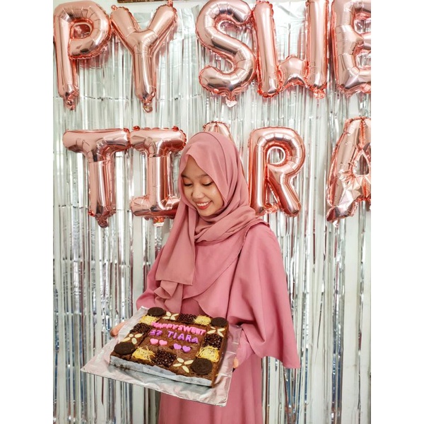 Birthday Brownies Cake Ulang tahun by Dessert Mboiss