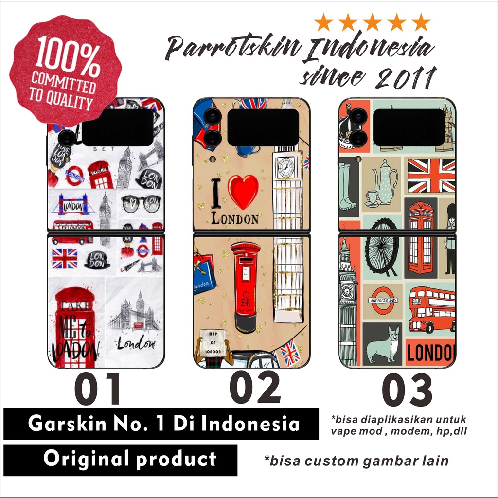 Garskin Sticker Case GALAXY Z FLIP 4 London Edition