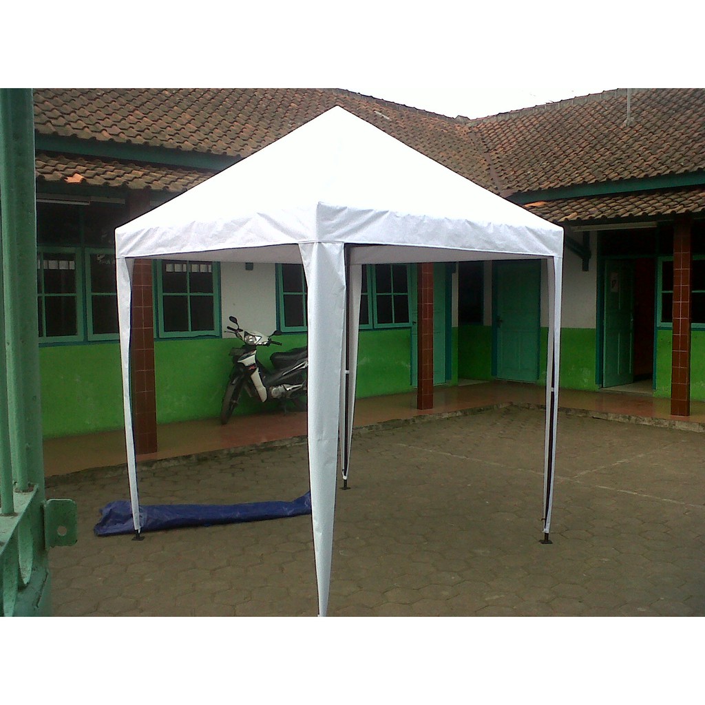 Tenda Dagang Cafe 2x2 Polos - Terpal Tenda