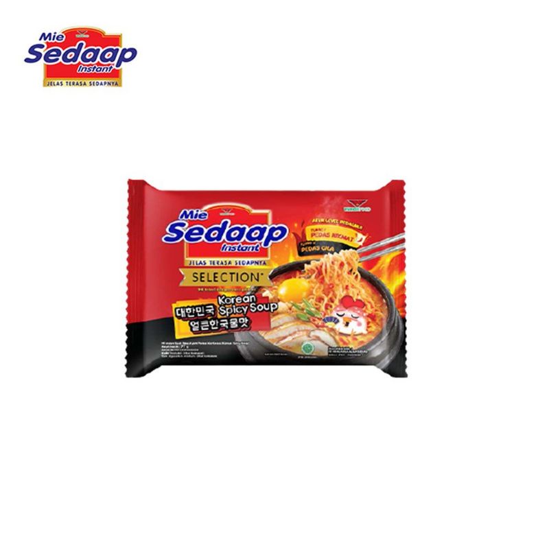 

Mie Sedaap Selection Rasa Korean Spicy Soup