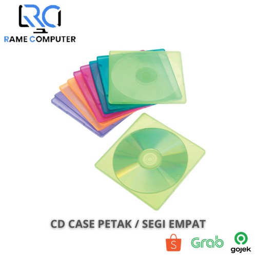 Kotak cd untuk 1 Keping non cover tempat disk cd dvd