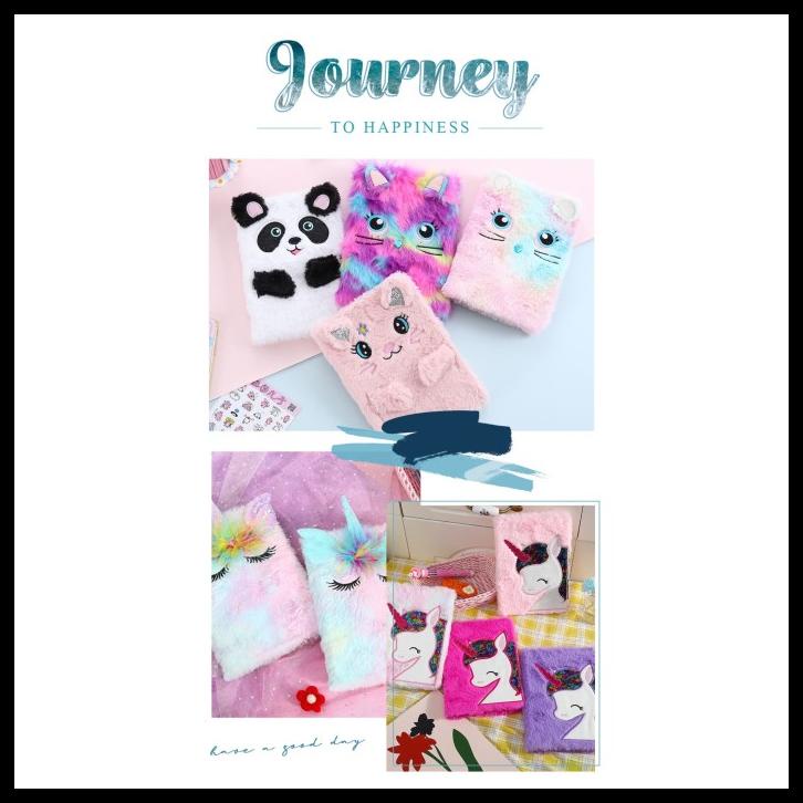 

TERLARIS NOTEBOOK UNICORN BUKU TULIS AGENDA DIARY FUR BULU NB01 NB02 NB03 TERLARIS