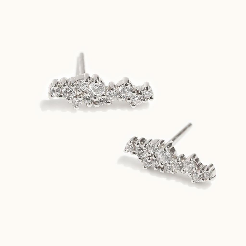 Supernova Earrings - Anting Stud Rasi Bintang Supernova Zirconia Swarovski - LOULOUROSE