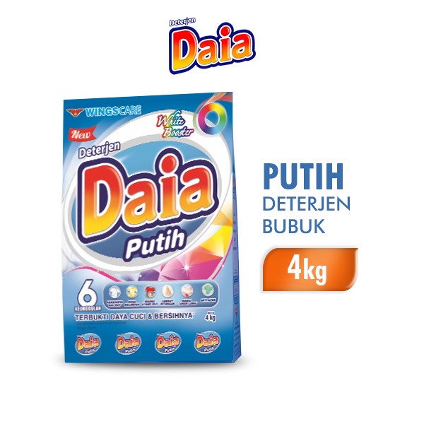 Daia Deterjen Bubuk Putih 4 kg