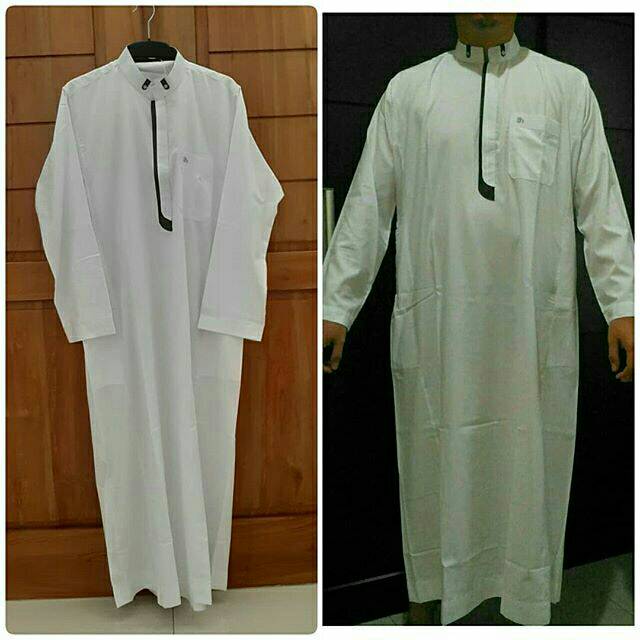 Jubah Gamis Pria Putih Al Ham
