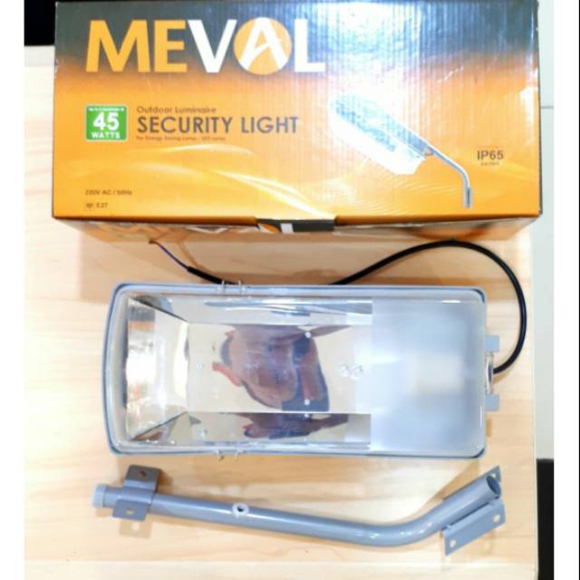 Kap lampu jalan Meval e27. Waterproof. Lampu kampung. Lampu PJu