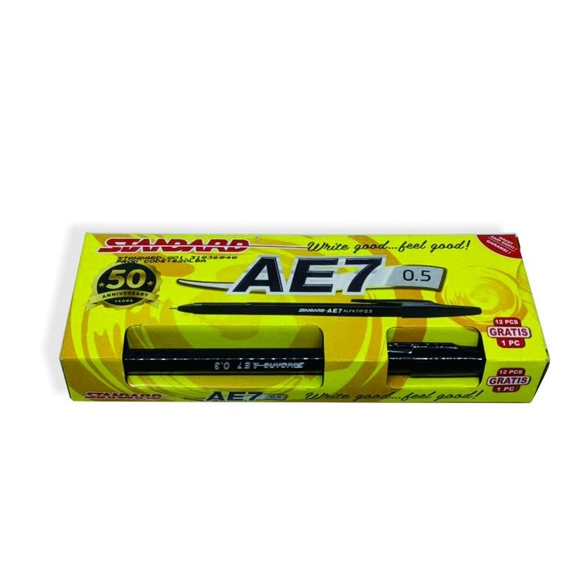 

Standard Pen - AE7 Alfatip Isi 12 pcs ( Pulpen, Pena, Ballpoint )