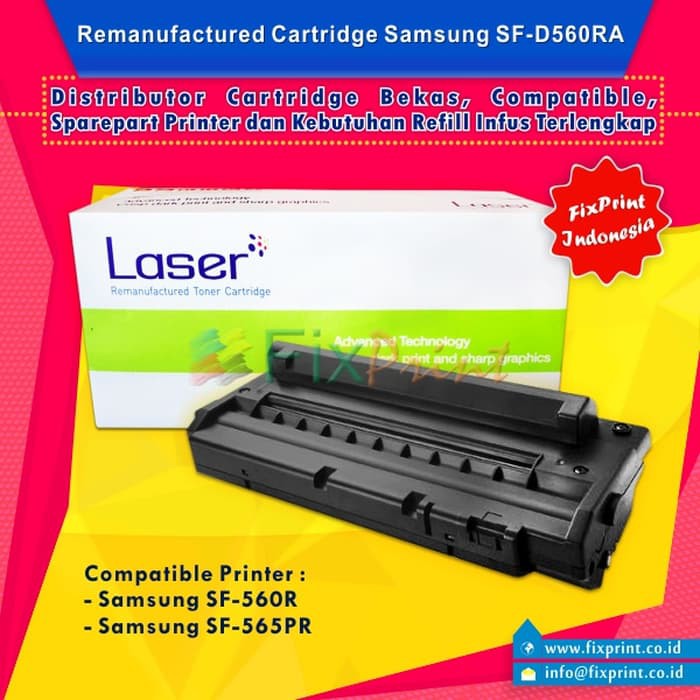 Cartridge Samsung Remanufactured SF-D560RA SF-560R SF-565PR