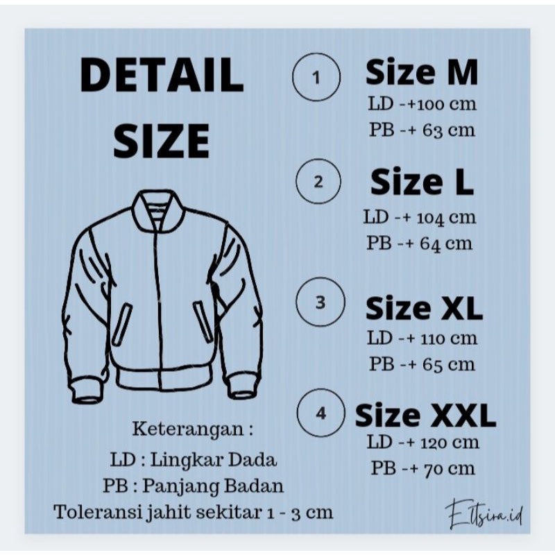 Jaket Varsity Baseball Bordir / Jaket Pria Wanita || Hitam - Putih (Mohon baca deskripsi ya kak ^^)-1