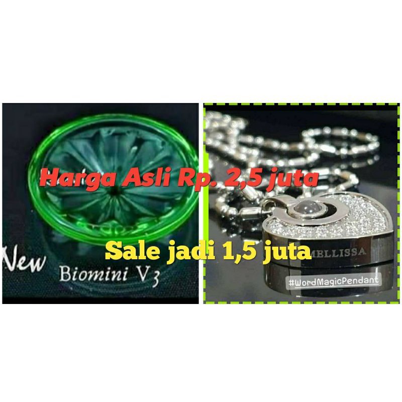 Paket kalung LSW dan Bio glass mini V3 MCI Ori