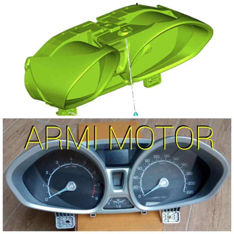 Speedometer Ford Ecosport Spedometer Titanium & Trend Matik Genuine Ford CN1510849AFF INSTRUMENT CLU