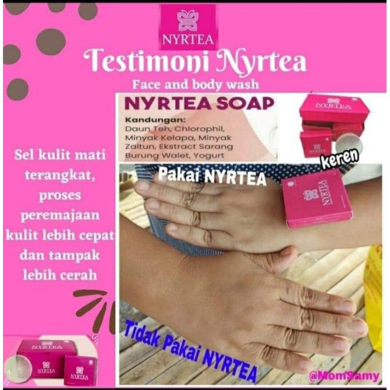 Sabun pemutih alami NYRTEA