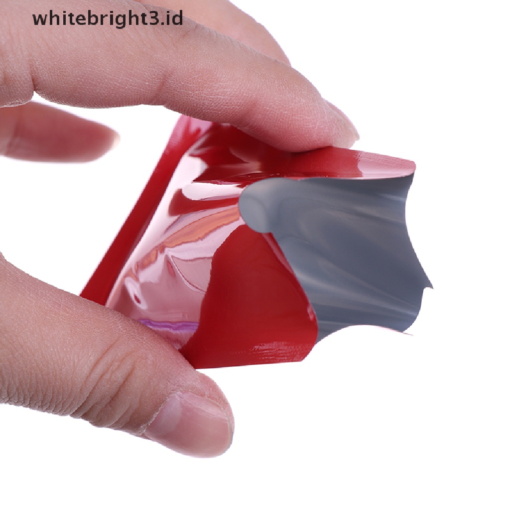 (whitebright3.ID) 10pcs Sleeve Pelindung Kartu Kredit / ID RFID Blocking Bahan Foil