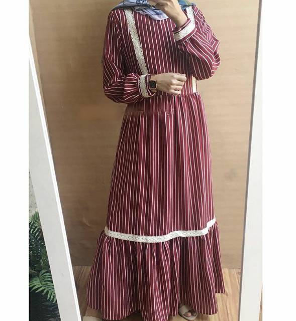 ARUMI DRESS / DRESS RENDA SALUR / MAXY SALUR RENDA