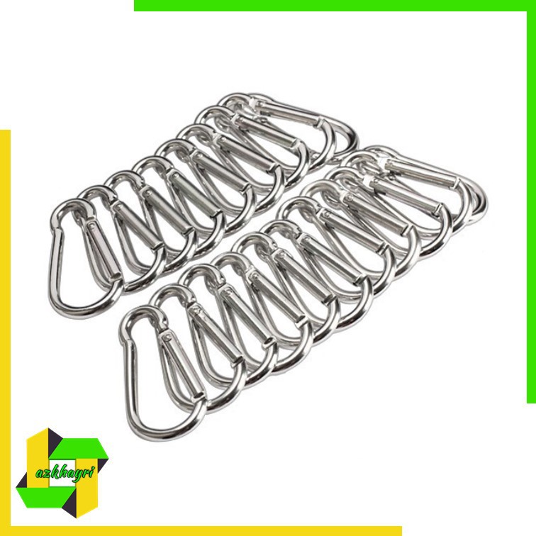 Karabiner Kecil Bahan Aluminium Warna