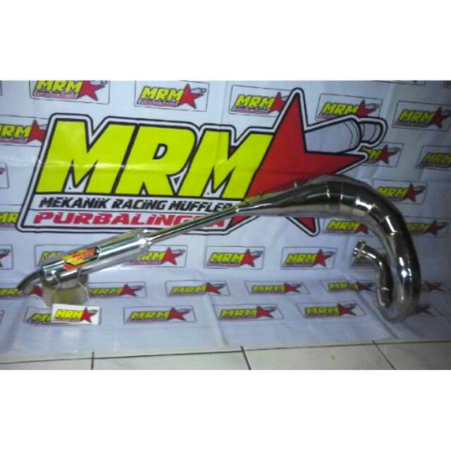 Knalpot udang atas RX-KING full crume