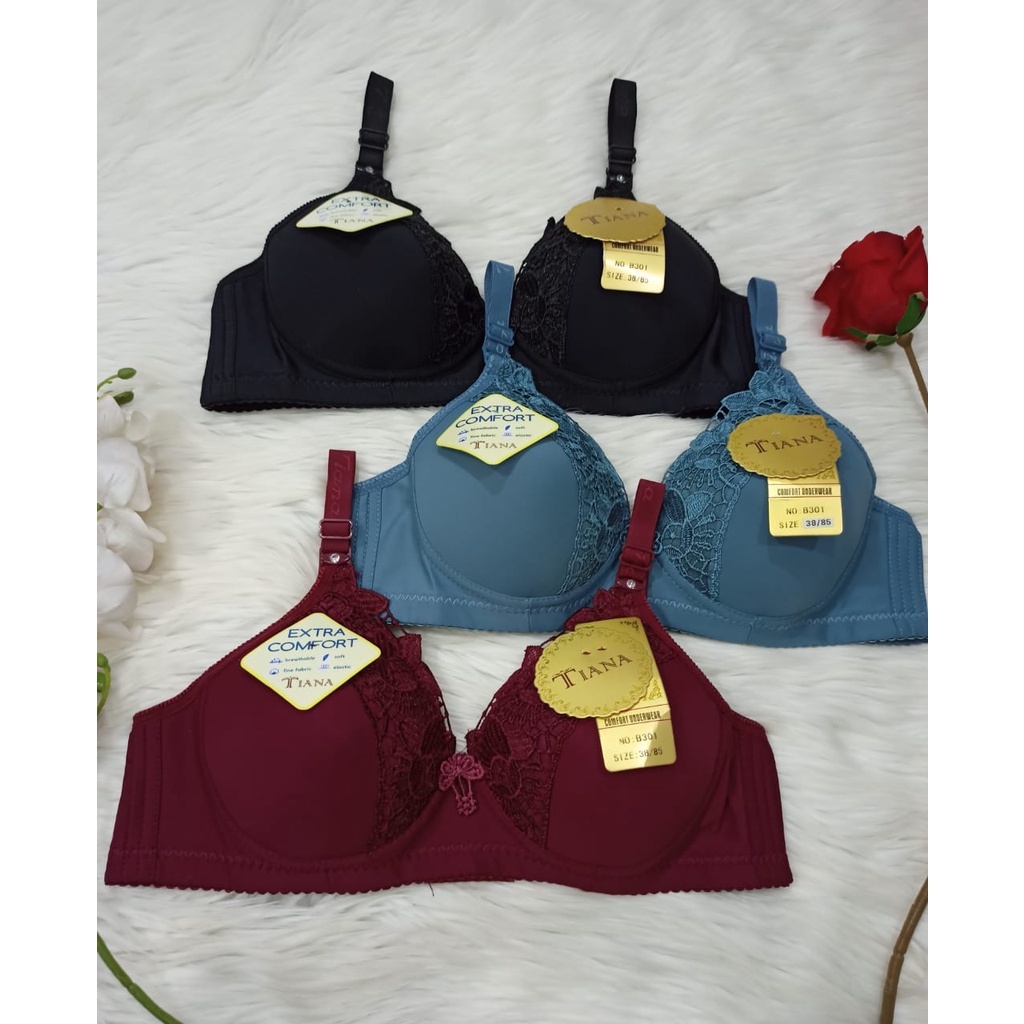 Bra Bunga Tiana Tanpa Kawat/Tiana 535