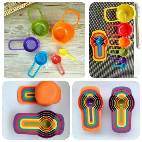 [JUALSEMUA18](04)SENDOK UKUR (MEASURING SPOON) 6in1/Sendok Takaran serbaguna 6in1/Sendok kue