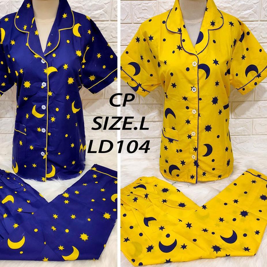 【TOPSELLER】 ISANNY SIZE.L/PIYAMA  STARMOON CP/READY STOK/REAL PICT