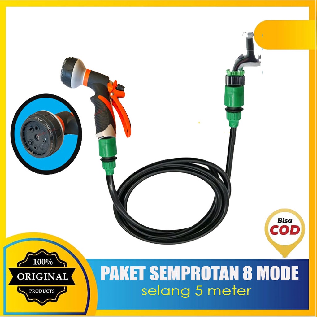Set Semprotan Cuci Motor / Semprotan Taman / Semprotan Portable / Semprotan Murah - 5 meter
