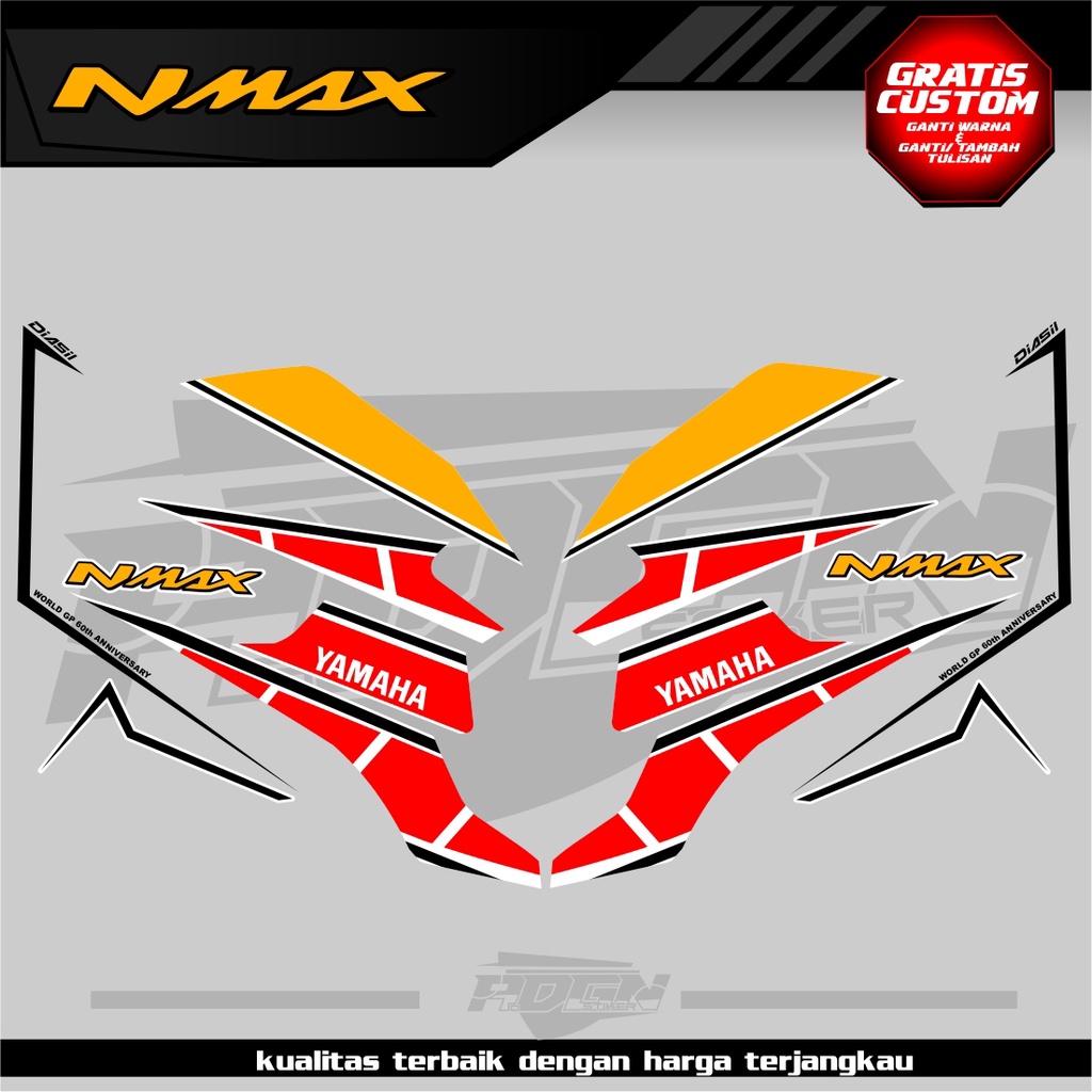 Striping Nmax 150 aniversary 60th yamaha