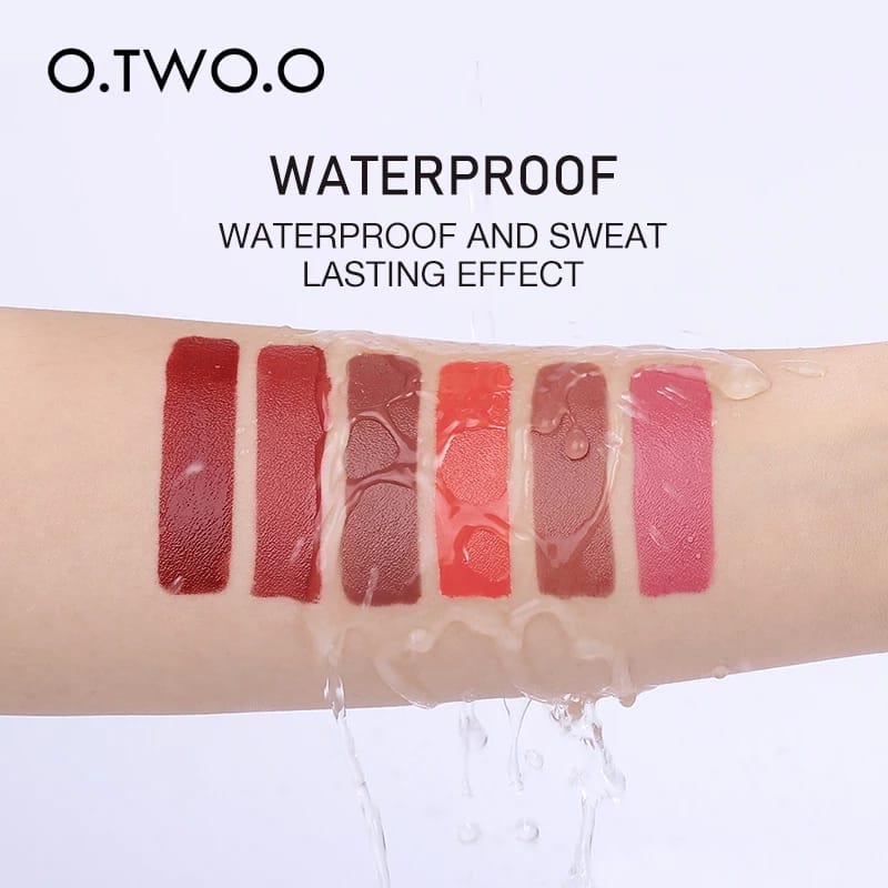 O.Two.O Lip Gloss Matte Tahan Lama 6 Warna DJ YJ002