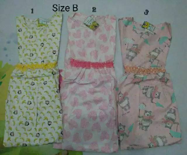 LZ.O34 Gamis cantik Zeyna anak (renda tengah)