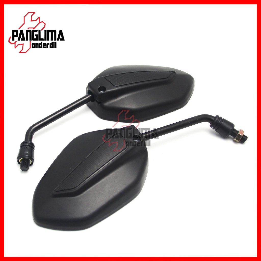 Spion Standar Semua Jenis Motor Honda Drat Kanan Model Mega Pro-Verza-CB 150R-Tiger Revo Sepion-Kaca-Mirror Beat Lama-FI-eSP-eSP/Supra/Revo /Scoopy/Spacy/Blade/Grand