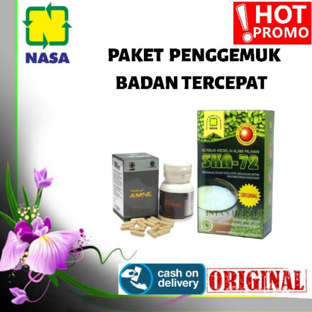 

{COD} PAKET PENGGEMUK BADAN TERCEPAT NASA/PENAMBAH NAFSU MAKAN /PENAMBAH BERAT BADAN - agen kosmetik