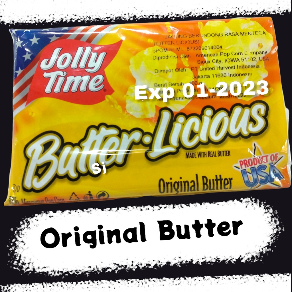 Jual Jolly Time Popcorn / ButterLicious/popcorn Shopee Indonesia