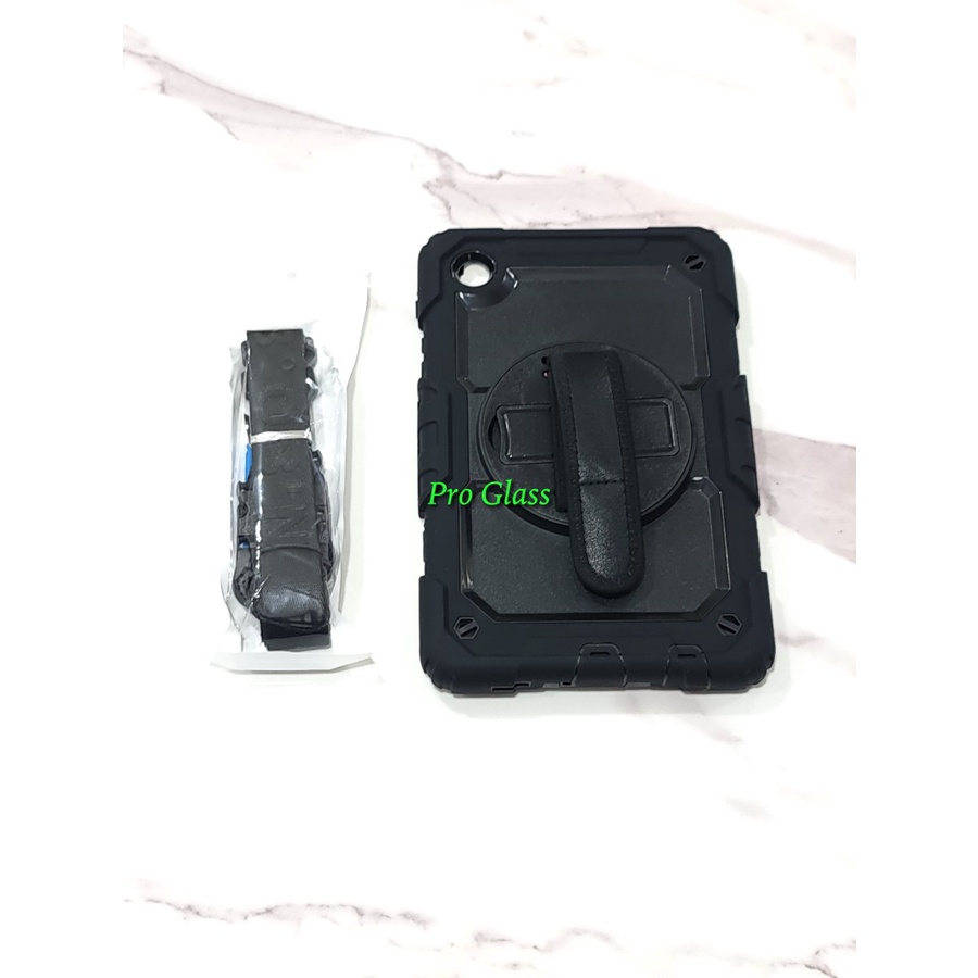 Samsung Tab A7 LITE 8.7 T220 Defender Military Hybrid Armor Case Strap