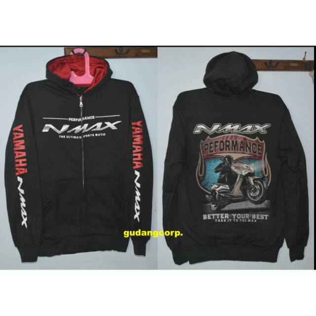 Jaket sweater hoodie yamaha nmax performance motor bikers not imo ynci maxi xmax