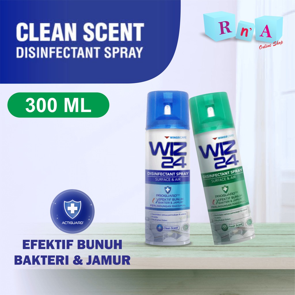 Jual Wiz Disinfectant Spray Aerosol Fresh Scent Ml Shopee Indonesia