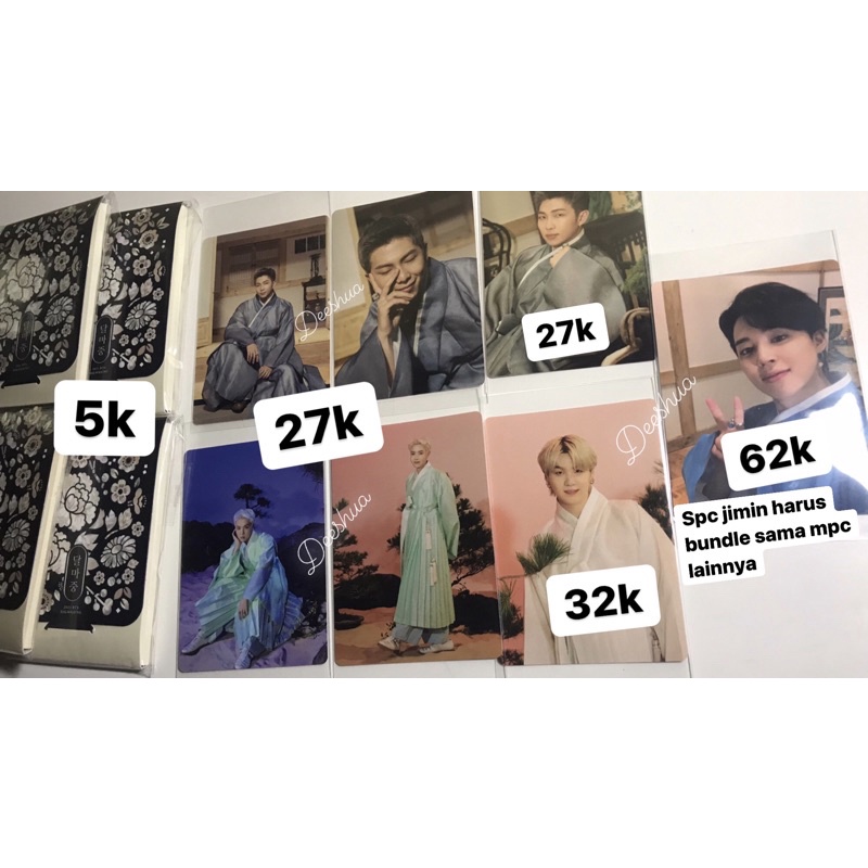 [Ready ina]MPC DALMAJUNG Spc jimin suga yoongi rm namjoon hobi jhope