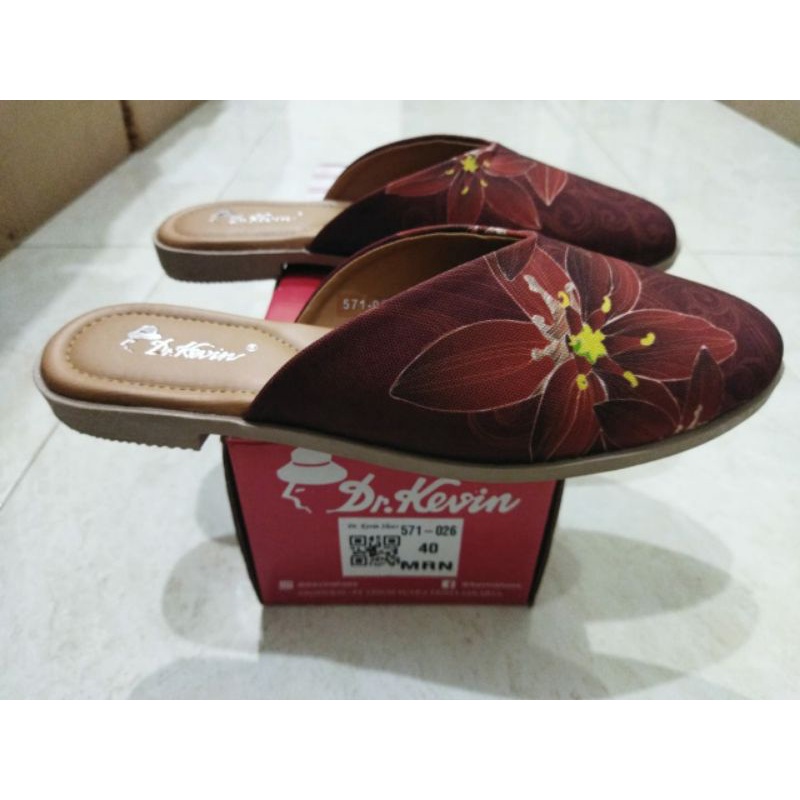 Sandal Selop Bustong Teplek Wanita Dr. Kevin size 37 38 39 40