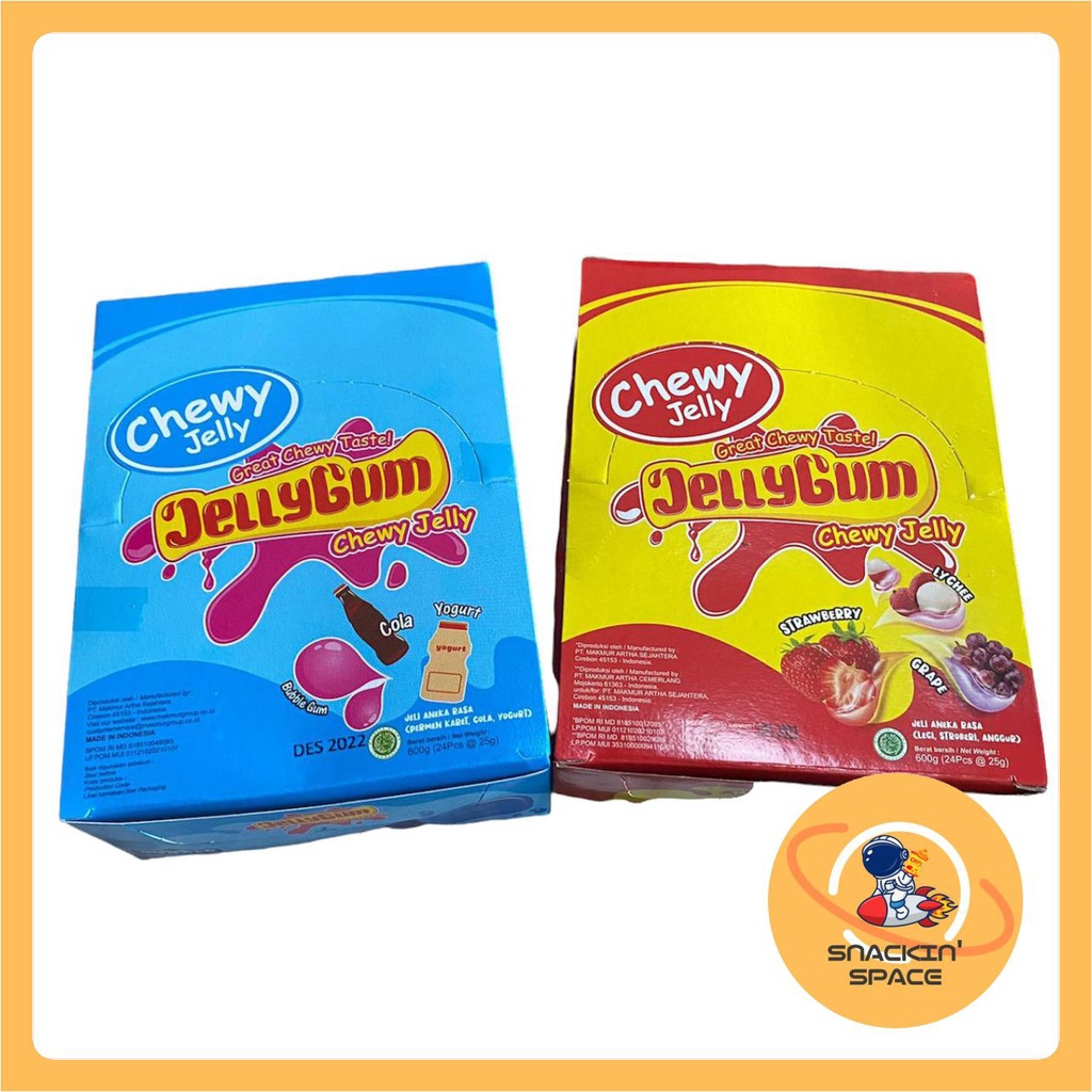 

JellyGum Chewy Jelly Box (isi 24)