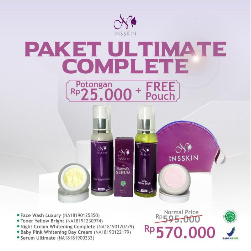 Paket Ultimate Complete new nsskin nsskin care