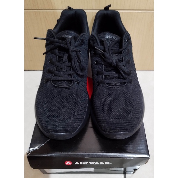 Sepatu Hitam Sekolah Airwalk Original Jovic Monoblack Size 42