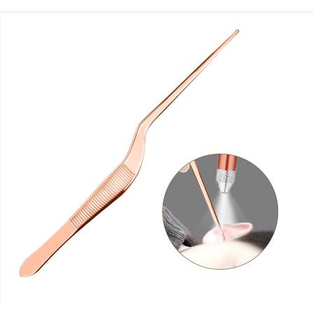 [TOSERBA_EMAK] - Biutte.co Pembersih Telinga Korek Kuping Ear Spoon Wax Picker with LED Light 7 PCS