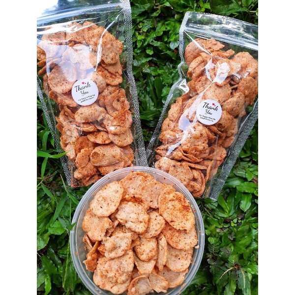 

keripik basreng pedas. varian pedas. 60gr