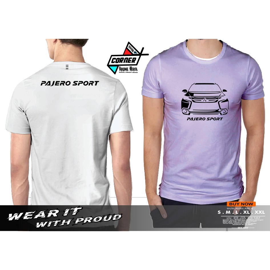 corner queen original BAJU T-SHIRT MOBIL MITSUBISHI NEW PAJERO SPORT - KAOS OTOMOTIF  kapake concept
