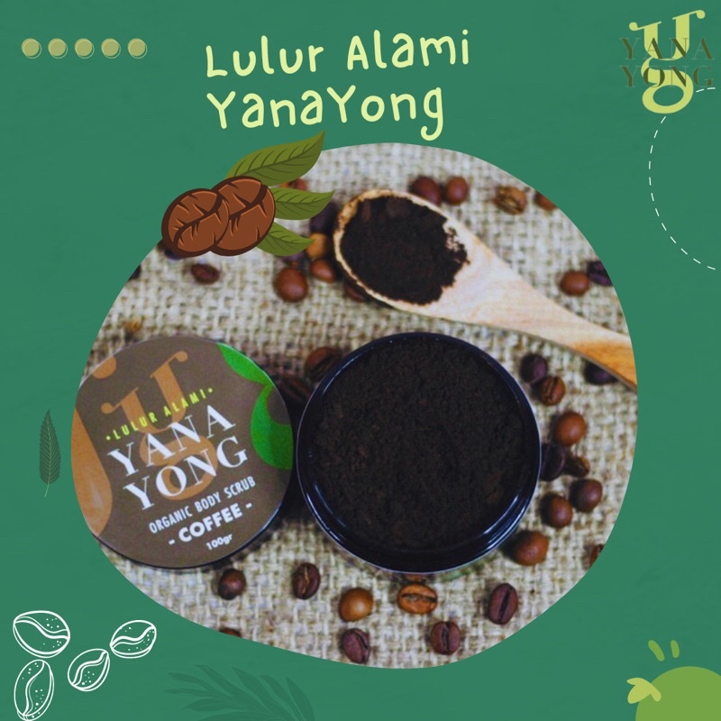 [COD] LULUR ALAMI YANAYONG | BODY SCRUB COFFEE | BODY SCRUB | COFFEE SCRUB | LULUR PEMUTIH BADAN | L