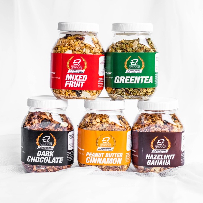 

Jual El Granola All Variant 5 X 225 Gr / 1.125 Gr
